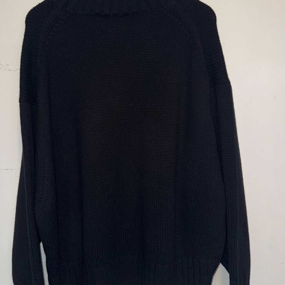 COS Men's Dark Cashmere Crewneck Sweater